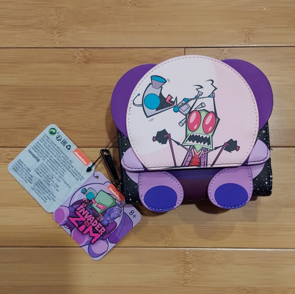 Loungefly Invader Zim Wallet Brand New With Tags - Picture 5 of 15